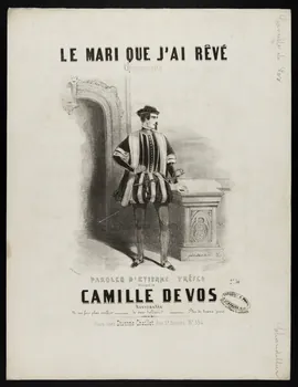 estampe LE MARI QUE J'AI REVE. 1968.101.315 Photo Mucem