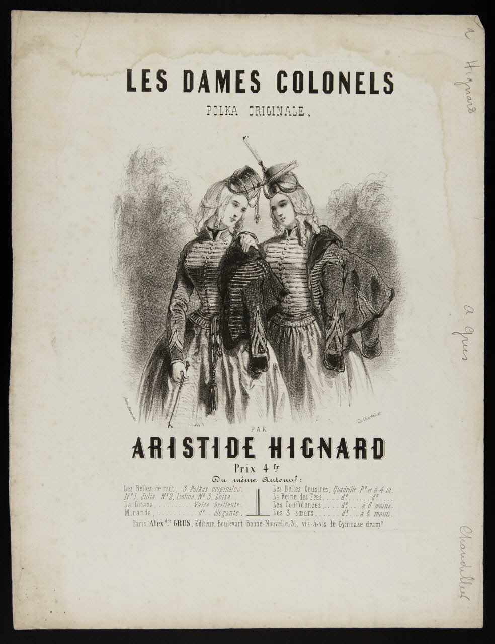 estampe LES DAMES COLONELS 1968.101.317 Photo Mucem