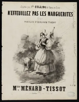estampe N'EFFEUILLEZ PAS LES MARGUERITES. 1968.101.323 Photo Mucem