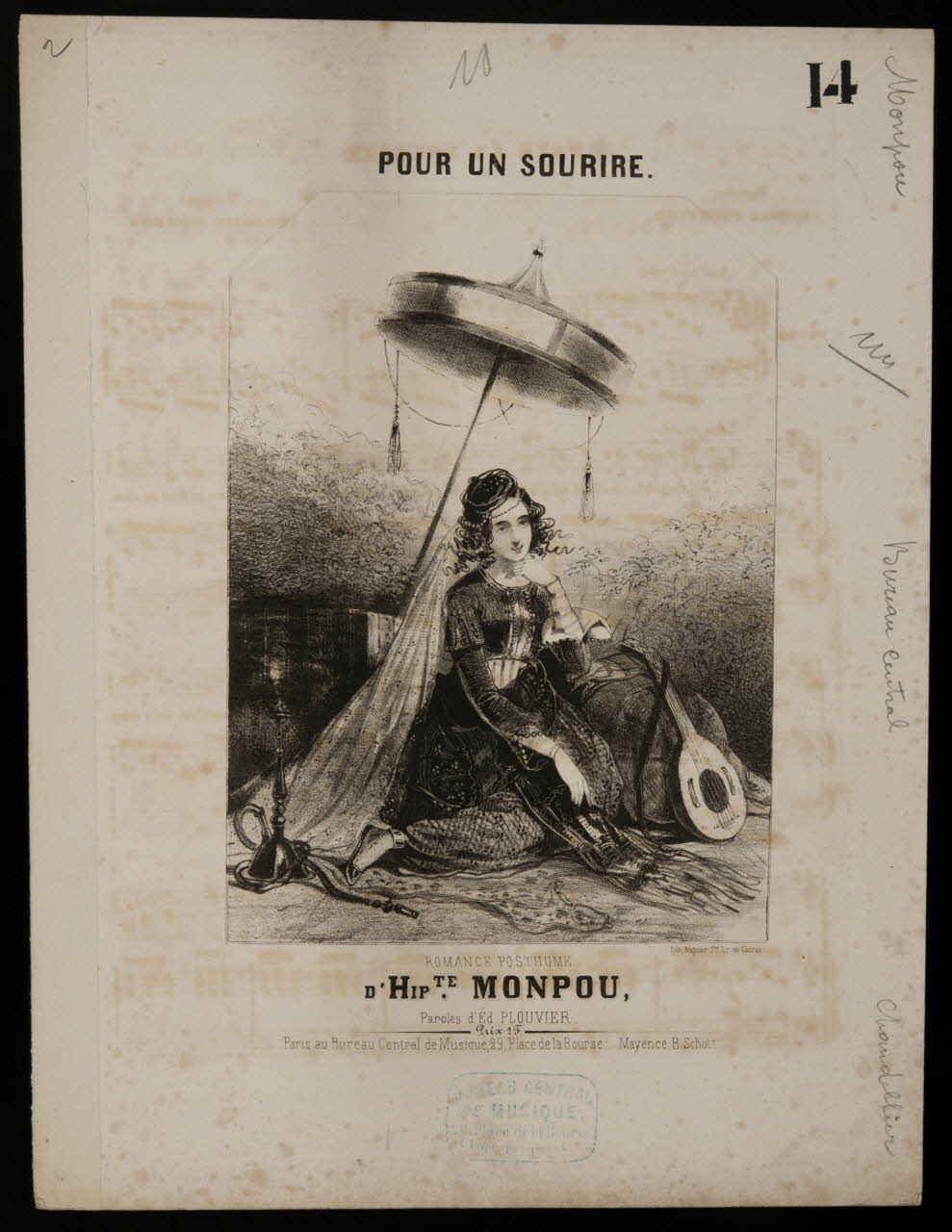 estampe POUR UN SOURIRE. 1968.101.326 Photo Mucem