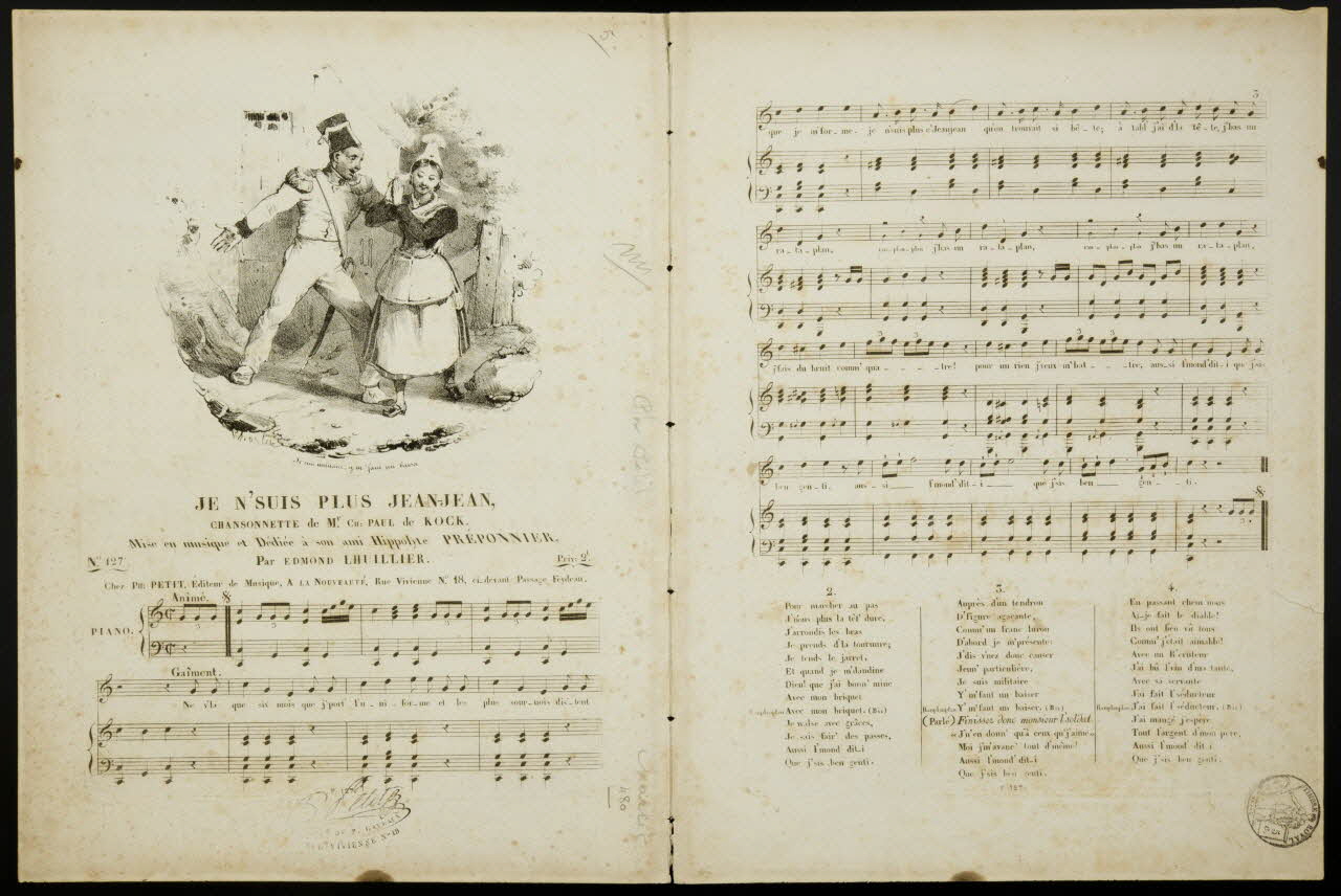 estampe JE N'SUIS PLUS JEAN-JEAN, 1968.101.333 Photo Mucem