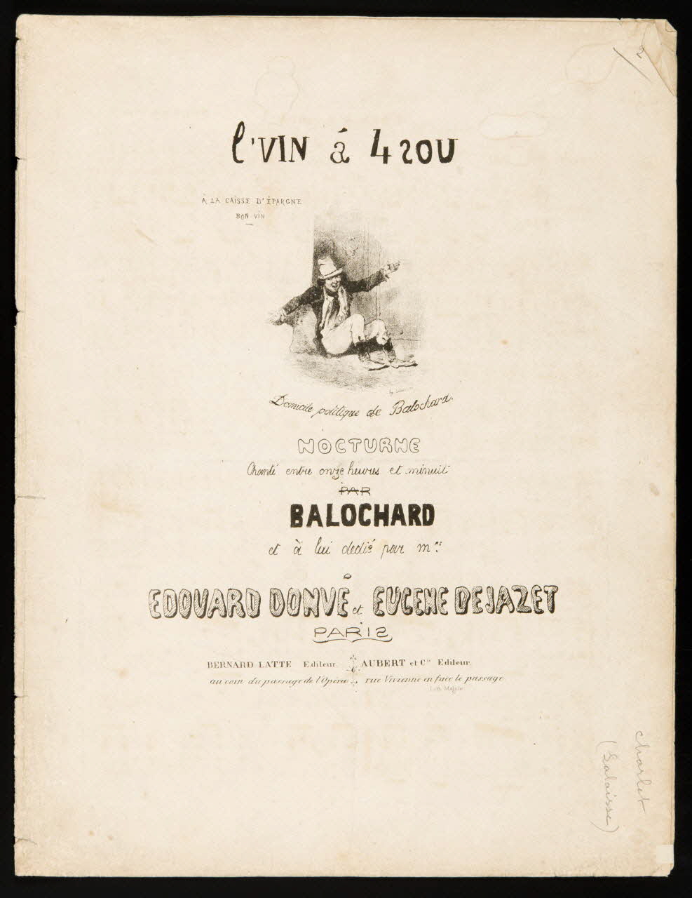 estampe l'VIN à 4 SOUS 1968.101.341 Photo Mucem
