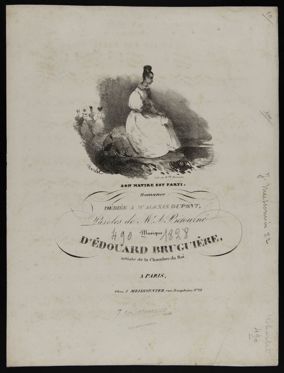 estampe SON NAVIRE EST PARTI. 1968.101.344 Photo Mucem