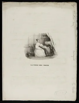 estampe LA VEILLE DES NOCES 1968.101.358 Photo Mucem