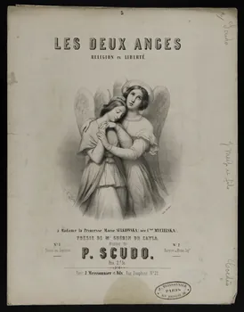 estampe LES DEUX ANGES 1968.101.360 Photo Mucem