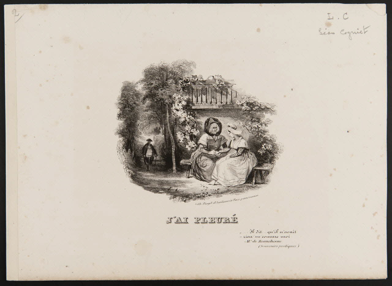 estampe J'AI PLEURE 1968.101.368 Photo Mucem