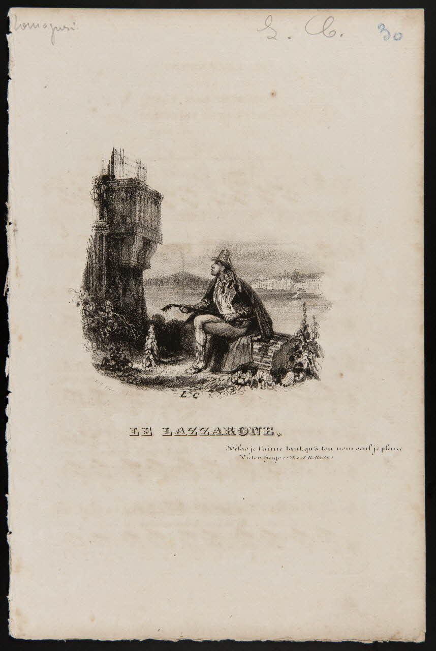 Chanson LE LAZZARONE. 1968.101.371 Photo Mucem