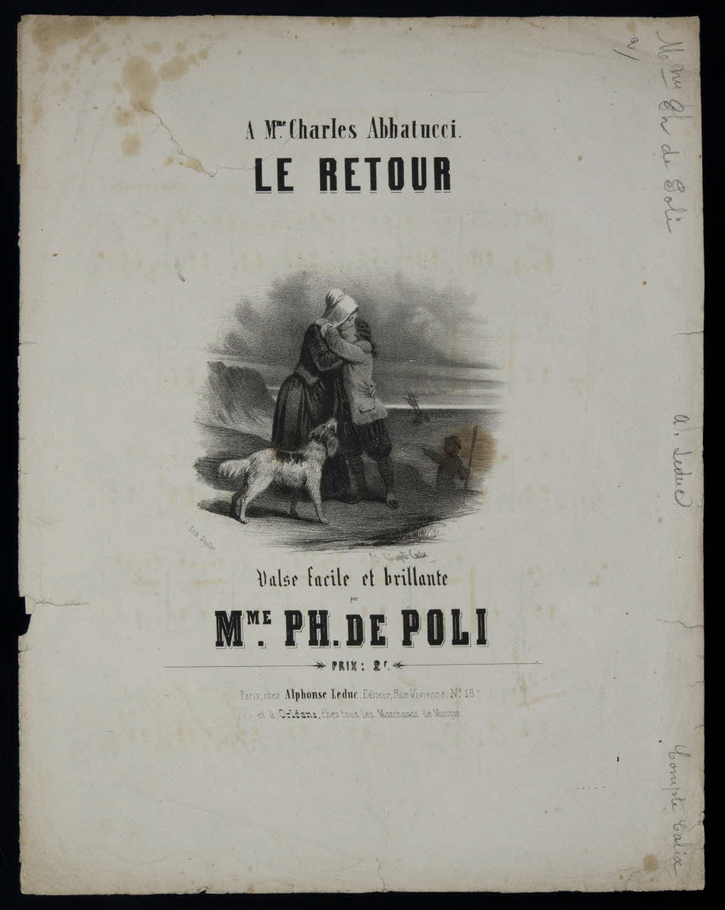 estampe LE RETOUR 1968.101.379 Photo Mucem