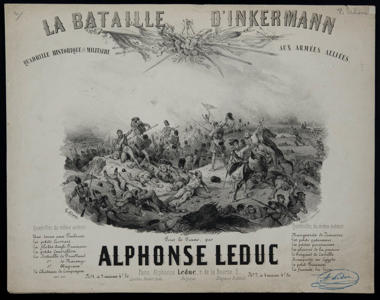 estampe LA BATAILLE D'INKERMANN 1968.101.38 Photo Mucem