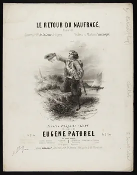 estampe LE RETOUR DU NAUFRAGE. 1968.101.380 Photo Mucem