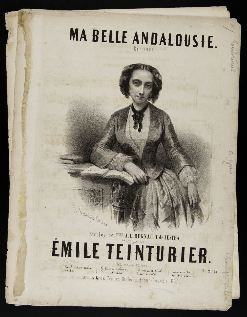 estampe MA BELLE ANDALOUSIE. 1968.101.383 Photo Mucem