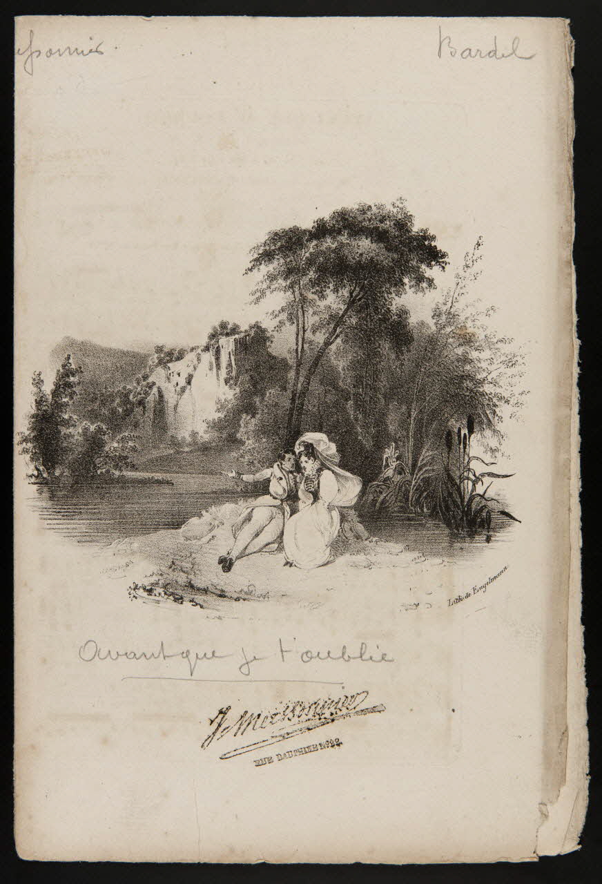 estampe AVANT QUE JE T'OUBLIE 1968.101.388 Photo Mucem