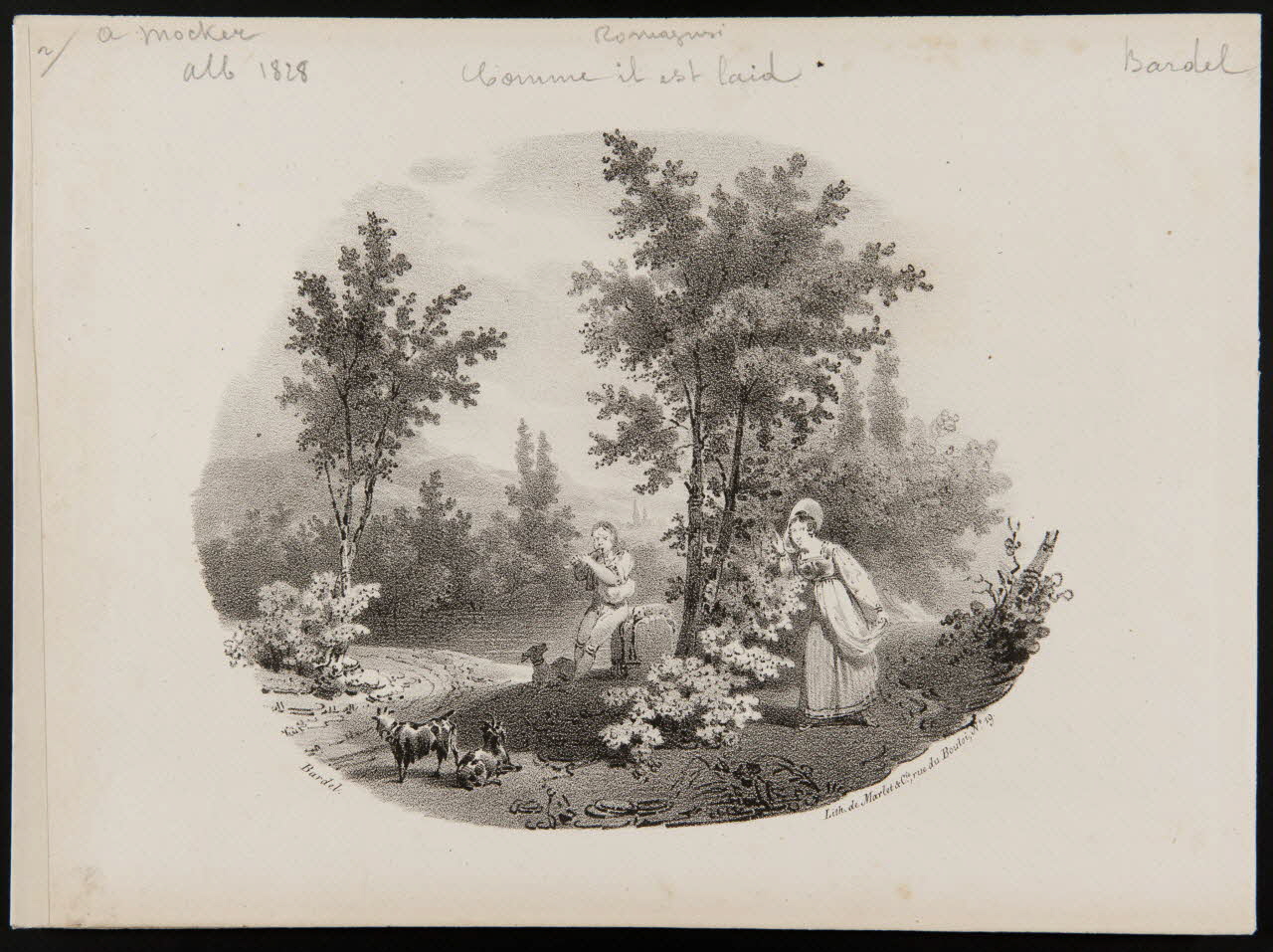 Chanson COMME IL EST LAID 1968.101.392 Photo Mucem