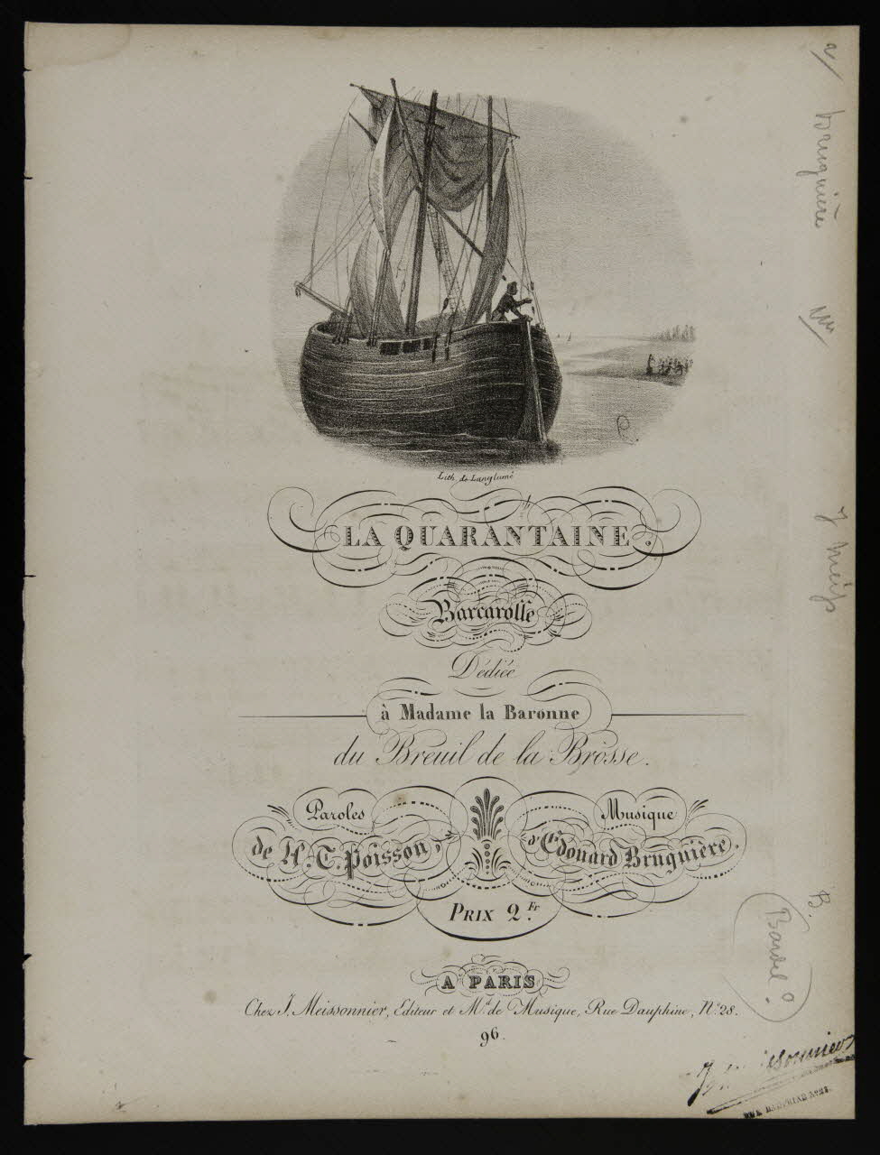 estampe LA QUARANTAINE. 1968.101.417 Photo Mucem