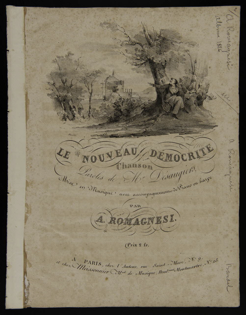 estampe LE NOUVEAU DEMOCRITE 1968.101.423 Photo Mucem