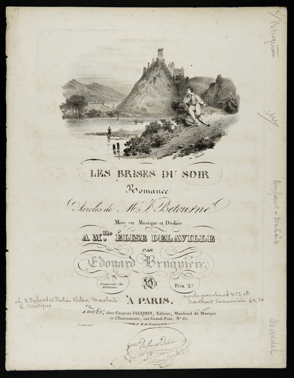 estampe LES BRISES DU SOIR 1968.101.430 Photo Mucem