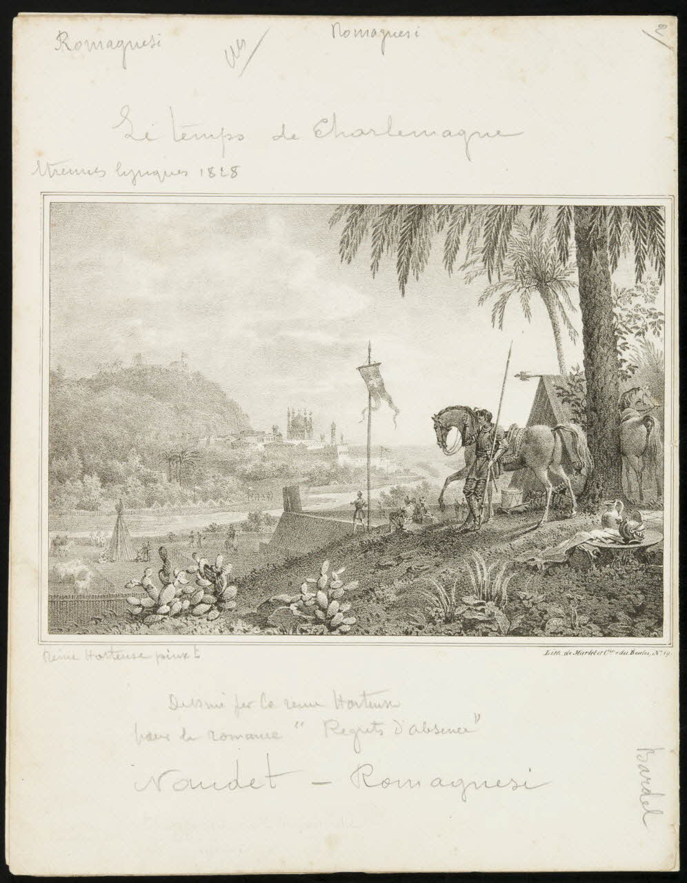 estampe Le temps de Charlemagne 1968.101.432 Photo Mucem