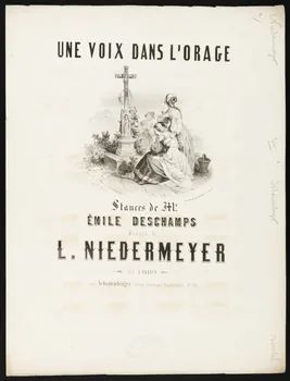estampe UNE VOIX DANS L'ORAGE 1968.101.444 Photo Mucem