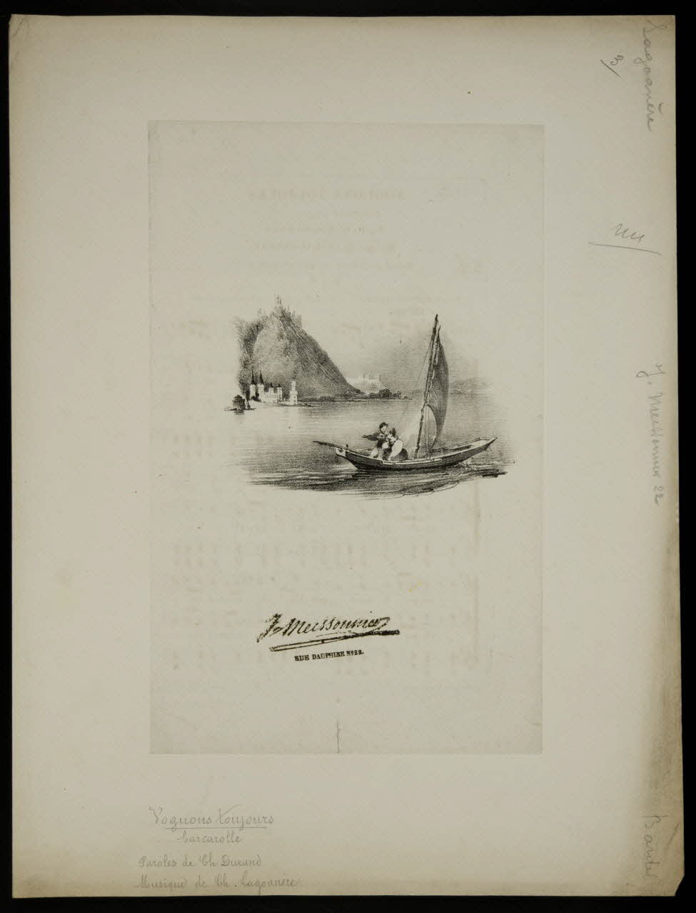 estampe Voguons toujours 1968.101.445 Photo Mucem