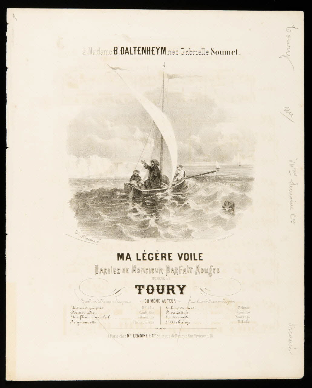 estampe MA LEGERE VOILE 1968.101.452 Photo Mucem