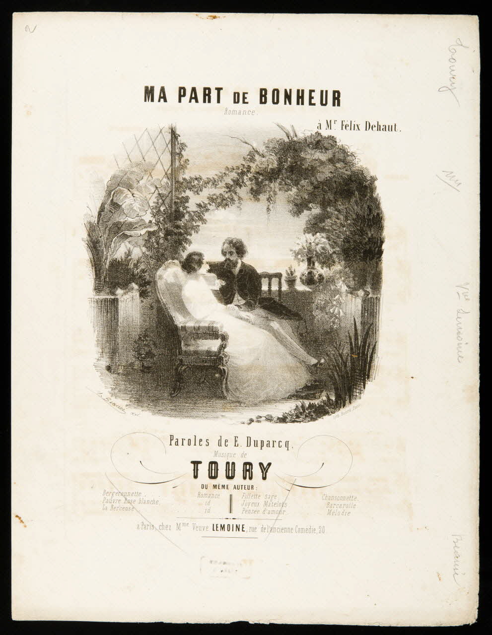 estampe MA PART DE BONHEUR 1968.101.453 Photo Mucem