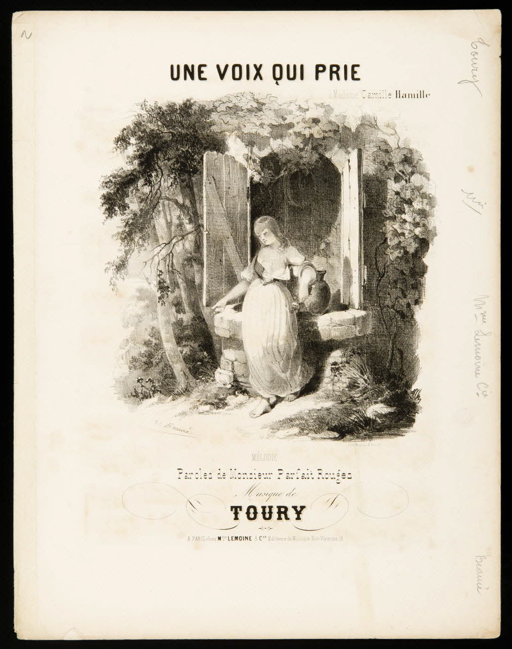 estampe UNE VOIX QUI PRIE 1968.101.455 Photo Mucem
