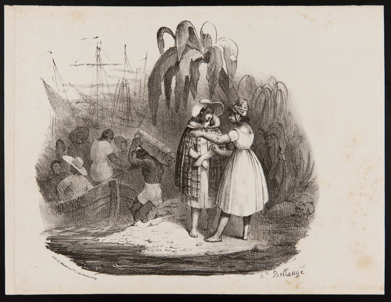 estampe Départ 1968.101.458 Photo Mucem