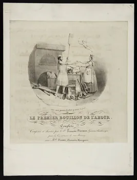 estampe LE PREMIER BOUILLON DE L'AMOUR. 1968.101.466 Photo Mucem