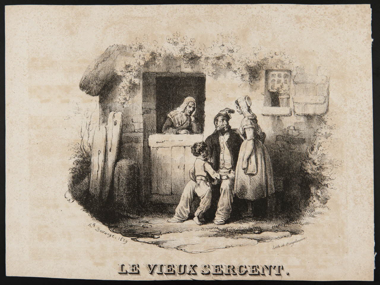 Chanson LE VIEUX SERGENT. 1968.101.473 Photo Mucem