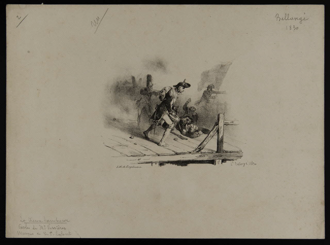 estampe Le vieux tambour 1968.101.474 Photo Mucem