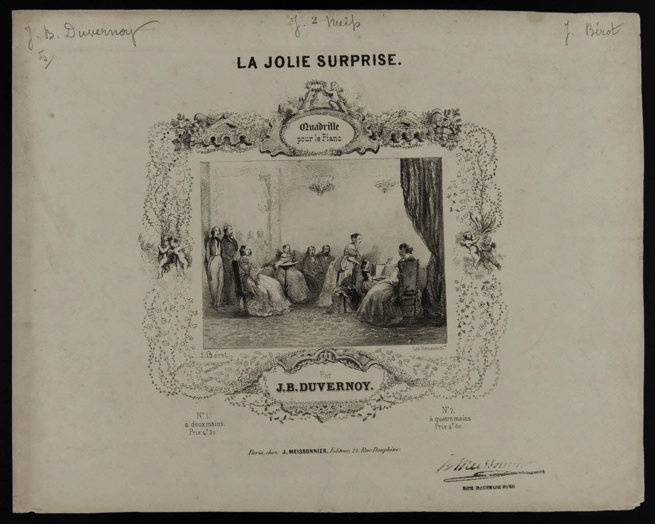 estampe LA JOLIE SURPRISE. 1968.101.482 Photo Mucem