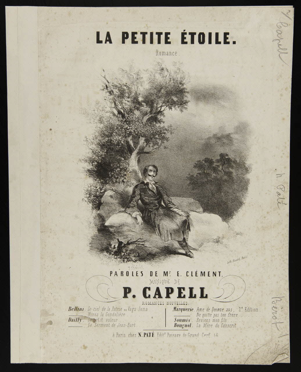 estampe LA PETITE ETOILE.  Romance. 1968.101.483 Photo Mucem