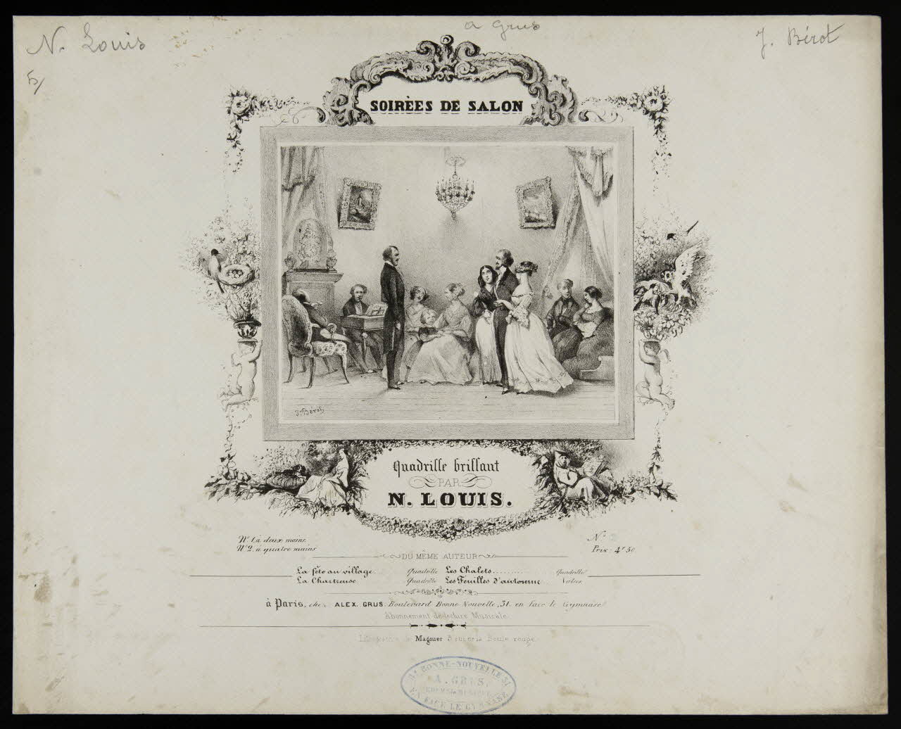 estampe SOIREES DE SALON 1968.101.506 Photo Mucem