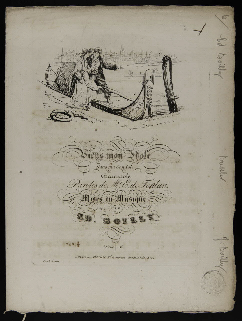 estampe Viens mon Idole 1968.101.524 Photo Mucem