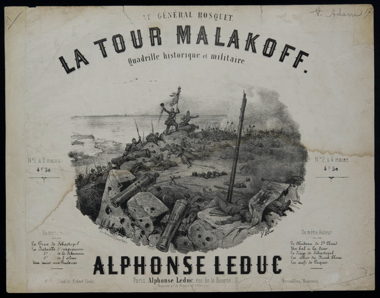 estampe LA TOUR MALAKOFF. 1968.101.53 Photo Mucem