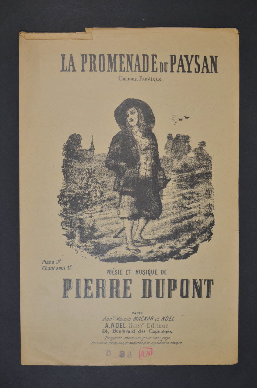 chanson petit format 1966.143.2 Photo Mucem