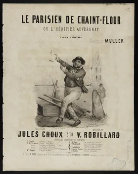 estampe LE PARISIEN DE CHAINT-FLOUR  OU L'HERITIER AUVERGNAT  SCENE COMIQUE. 1968.101.61 Photo Mucem