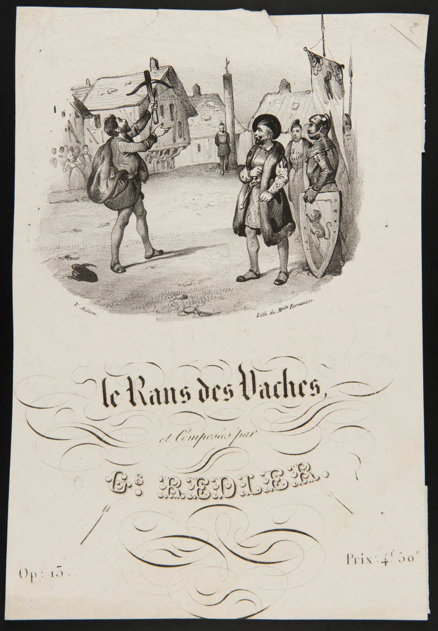 estampe Le Rans des Vaches 1968.101.62 Photo Mucem