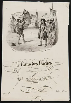 estampe Le Rans des Vaches 1968.101.62 Photo Mucem