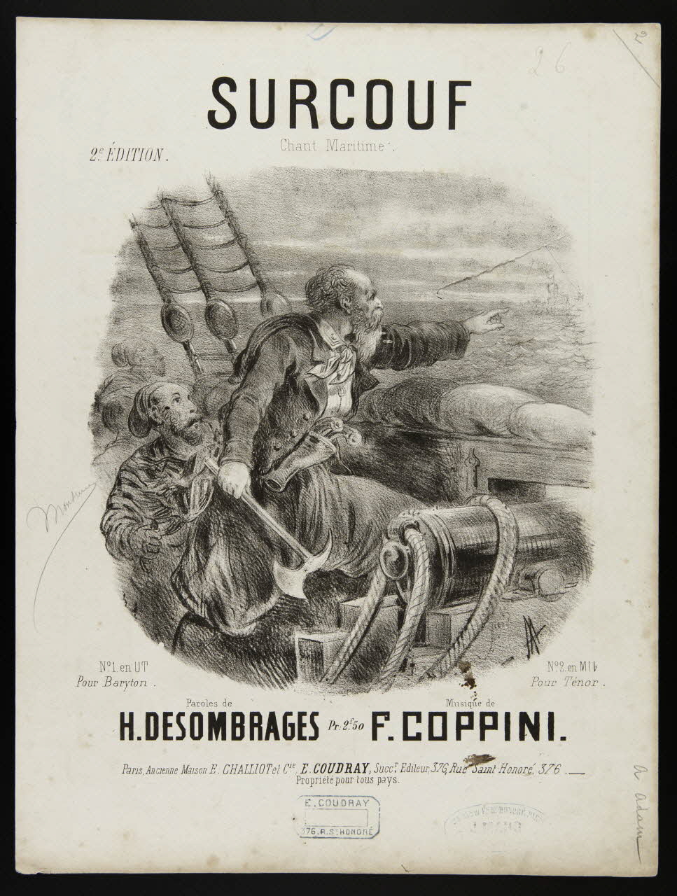 estampe SURCOUF 1968.101.7 Photo Mucem