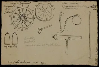partie d'un ensemble de dessins Brinn 1968.102.1000.3  Photo Mucem