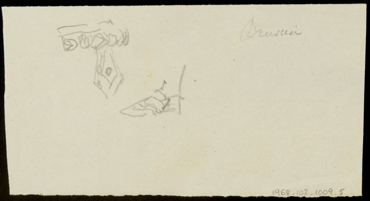 partie d'un ensemble de dessins Bronx Grove 1968.102.1009.5 Photo Mucem