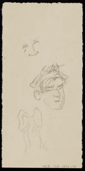 partie d'un ensemble de dessins Esquisses 1968.102.1012.14 Photo Mucem