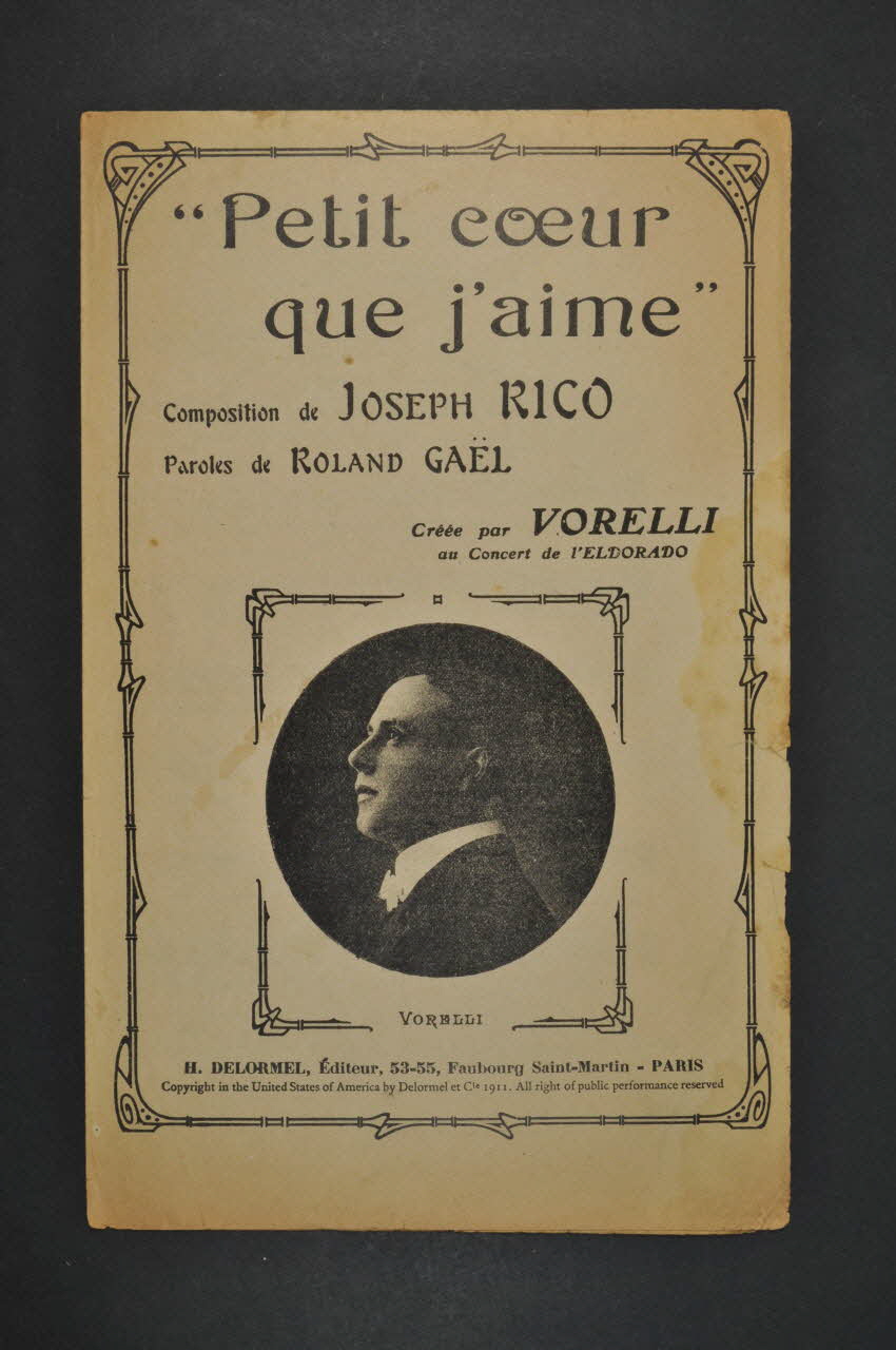 chanson petit format 1965.150.12 Photo Mucem