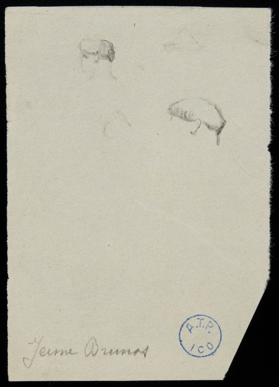 partie d'un ensemble de dessins Jeune Brunos 1968.102.1019.1 Photo Mucem
