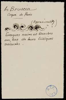partie d'un ensemble de dessins les Bruscia 1968.102.1020.1  Photo Mucem