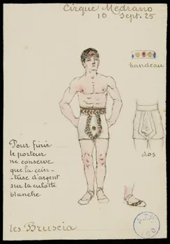 partie d'un ensemble de dessins les Bruscia 1968.102.1020.3 Photo Mucem