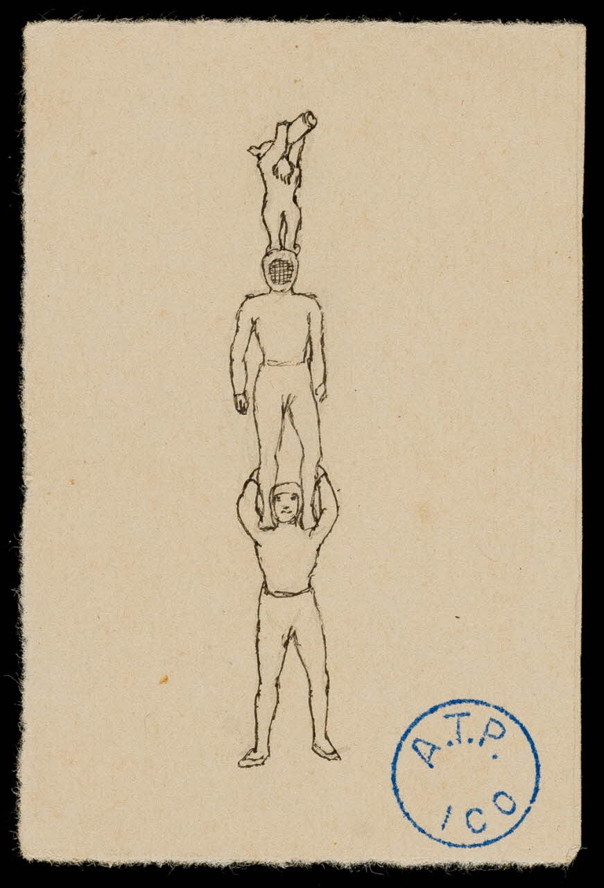 partie d'un ensemble de dessins Les Buigny. 1968.102.1030.3  Photo Mucem