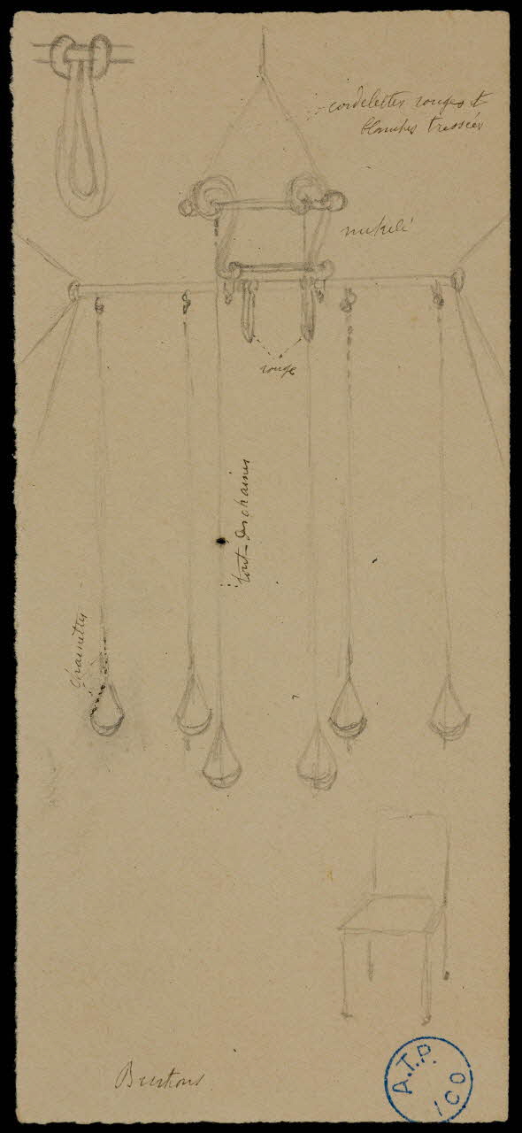 partie d'un ensemble de dessins Burtons 1968.102.1036.3 Photo Mucem