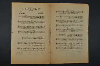 Pierre Codini ; Edgard Favart ; Labbé chanson petit format 1913 1965.150.13  Photo Mucem